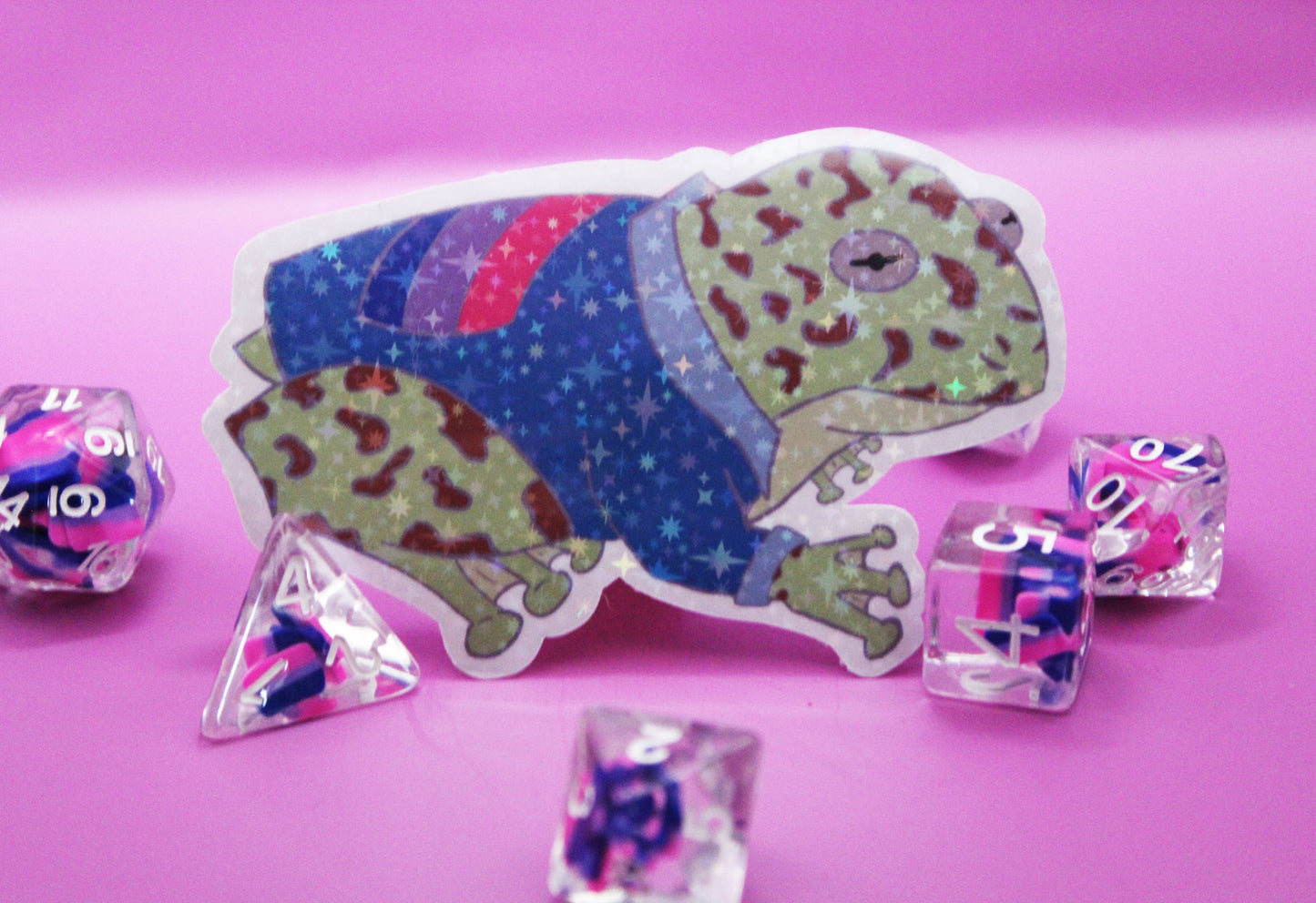 Bi Frog Sticker