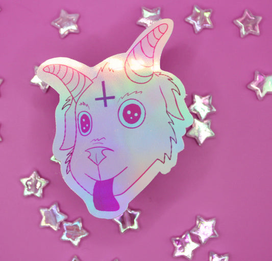 Pastel Goat Sticker