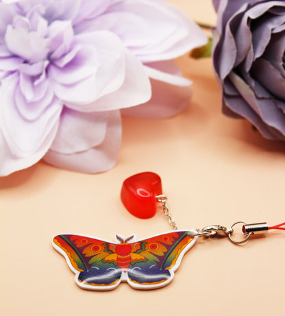 Pride Moth Phone Charms